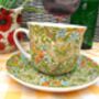 Large Cup And Saucer In William Morris Golden Lily Design, thumbnail 8 of 9