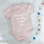 'If Mummy Says No' Auntie's Personalised Babygrow, thumbnail 3 of 7