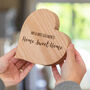 Personalised Home Sweet Home Oak Heart Gift, thumbnail 2 of 5