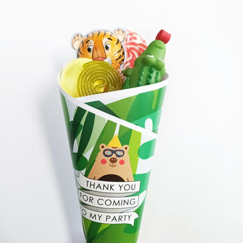 Personalised Ready Made Thank You Party Cone, 7 of 9