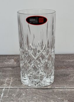Set Of Four Crystal Long Drink Glasses, 3 of 4