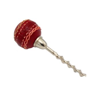 Personalised Vintage Cricket Ball Corkscrew, 4 of 6