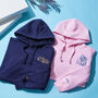Embroidered Outline From Photo Unisex Hoodie, thumbnail 11 of 12