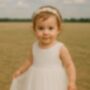Honey In Ivory ~ Flower Girl Dress Or Party Girl Dress, thumbnail 5 of 6