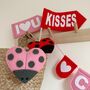 Love Bug Heart Felt Decoration, thumbnail 5 of 5