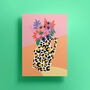 Leopard Print Flowers Print, thumbnail 1 of 3