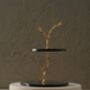 Two Tier Black Marble Stand With Gold Branch Detail, thumbnail 3 of 3