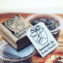 'Homemade By' Jar Personalised Rubber Stamp, thumbnail 1 of 4