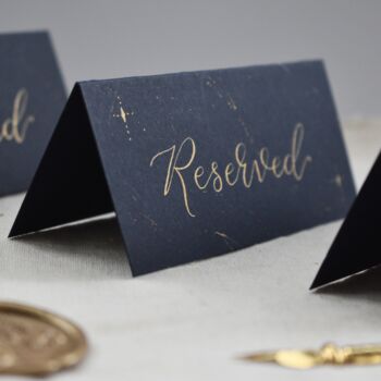 Celestial Wedding Reserved Seat Card Signs X 10, 6 of 6