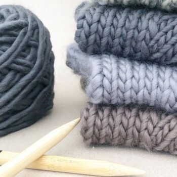 Put A Sock In It 100% Merino Sofa Socks Knitting Kit, 5 of 6