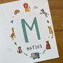 Personalised Alphabet Initial Name Card, thumbnail 9 of 10