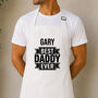 Personalised Best Daddy Ever Apron, thumbnail 7 of 7