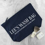 Personalised Men's Wash Bag In Navy, thumbnail 3 of 4
