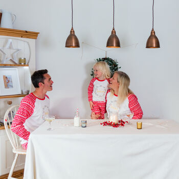 Personalised Nordic Matching Family Christmas Pyjamas, 7 of 12