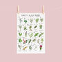 The A To Z Of Herbs Print, thumbnail 2 of 6