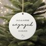 Personalised Engaged Ornament Keepsake, thumbnail 1 of 2