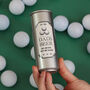 Personalised Golf And Beer Can With Golf Balls For Dad, thumbnail 1 of 4