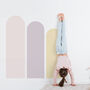 Set Of Three Arches Colour Block Wall Sticker, thumbnail 1 of 2