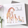 Personalised Giraffe Father's Day Card, thumbnail 4 of 7