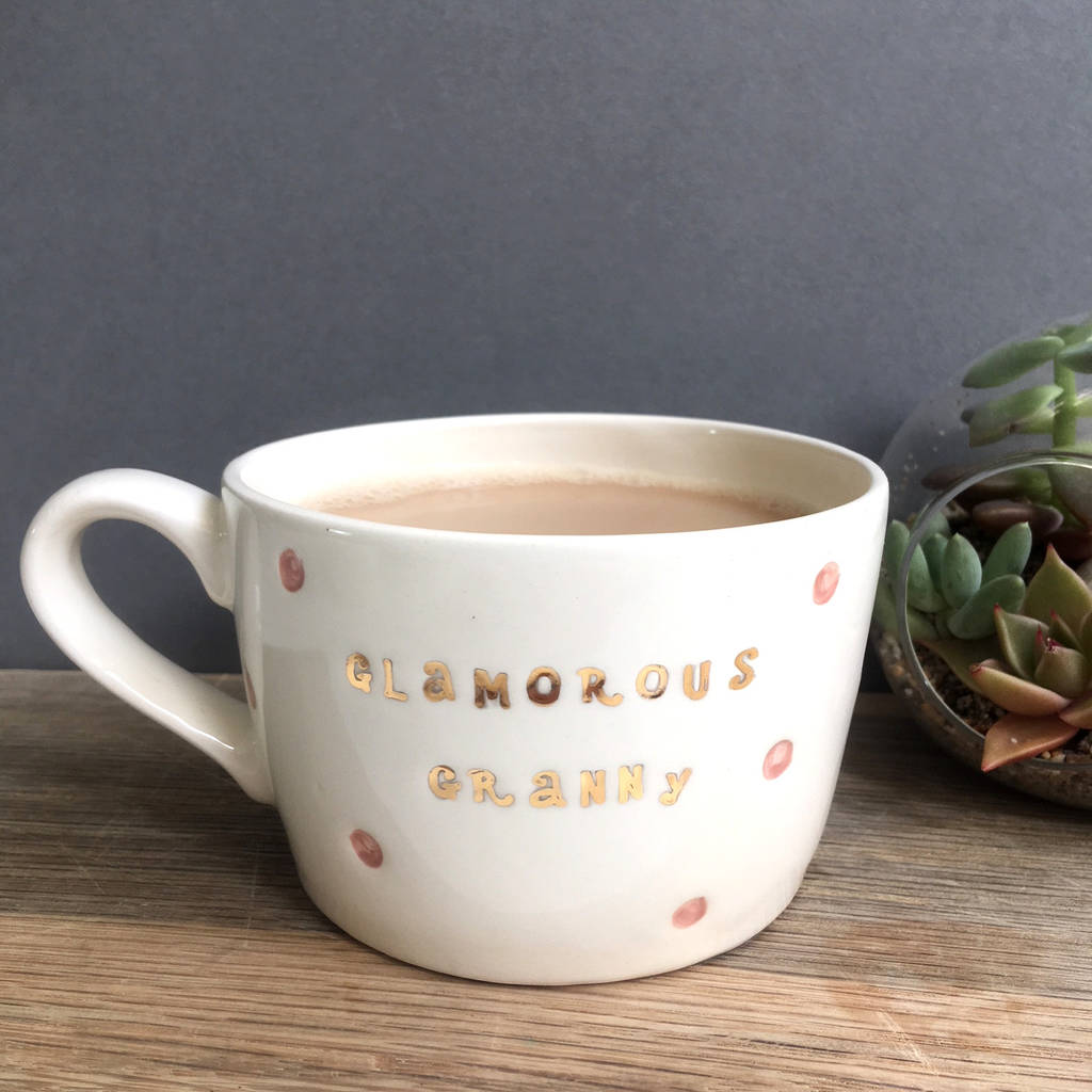 Glamorous Granny Handmade Metallic Cup By Gilbert And Stone Ceramics ...