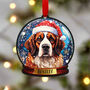 St Bernard Dog Tree Decoration, thumbnail 1 of 2