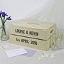 Personalised Wedding Post Box Crate, thumbnail 2 of 6