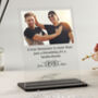 Personalised Bromance Photo Acrylic Plaque Gift, thumbnail 1 of 3