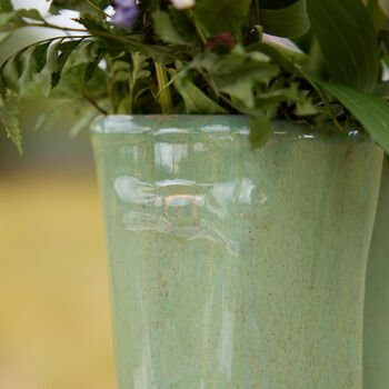 Personalised Large Green Garden Welly Boots Planter, 5 of 9