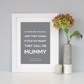 'Mummy' Gift Quote Print, 9 of 10