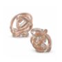 Clear Handblown Glass Knot Sculpture Set Of Two, thumbnail 7 of 12