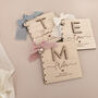 Personalised Wooden Christening Card – Special Keepsake Gift, thumbnail 2 of 9