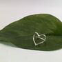 Love Heart Sterling Silver Ring, thumbnail 6 of 7