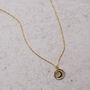 Moon Or Sun 18ct Gold Plated Birthstone Necklace, thumbnail 1 of 9