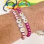 Personalised Letter One Colour Bead Bracelet, thumbnail 4 of 9