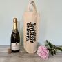 Personalised Teaching Assistant Off Duty Bottle Bag, thumbnail 1 of 5