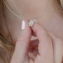 Steling Silver Adjustable Cloud And Lightning Necklace, thumbnail 2 of 7