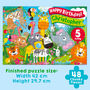 Personalised Jungle Fun Birthday Jigsaw Puzzle, thumbnail 2 of 10
