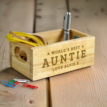 Personalised World’s Best Mini Crate, 3 of 8