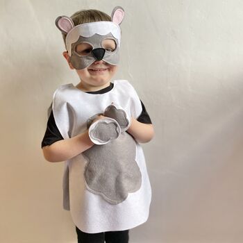 Felt Sheep Lamb Costume For Kids And Adults, 6 of 10