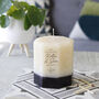 Recycled Wax Octagon Engagement Scented Candle, thumbnail 1 of 5