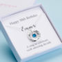 Personalised 50th Birthday Necklace With Birthstone, thumbnail 1 of 7