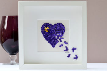 Personalised Memorial Butterfly Wall Art/ Colour Choice, 10 of 12