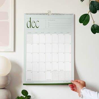 2026 Minimalist Wall Calendar In Large A3 Or A4, 2 of 10