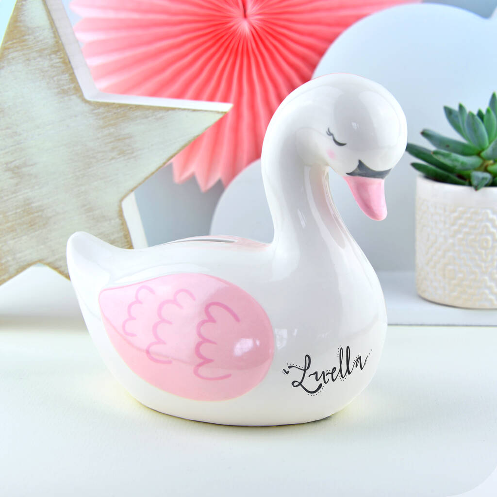 swan toy box