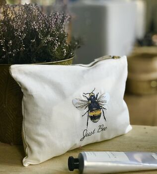 Personalised Just Bee Wash Bag, 3 of 5