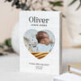 Personalised New Baby Announcement Gift Photo Block, thumbnail 10 of 10