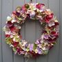 Summer And Autumn Artificial Hydrangea Wreath, thumbnail 1 of 4