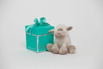 Mini Sheep With 'Happy Birthday' Heart Keepsake Keyring, 3 of 8