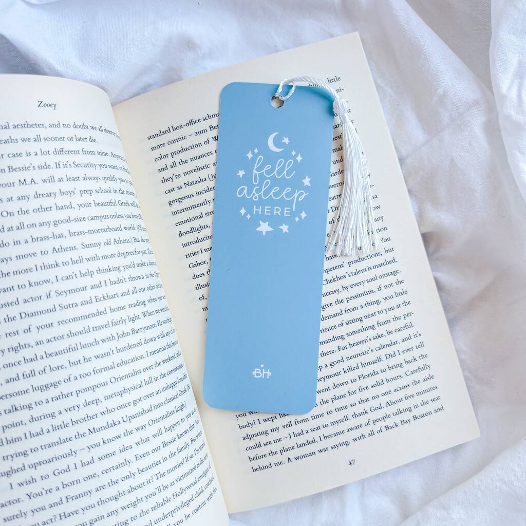 Fell Asleep Here Bookmark
