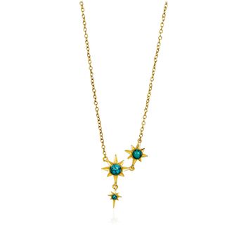 Star Gaze North Star Necklace Gold, 2 of 4